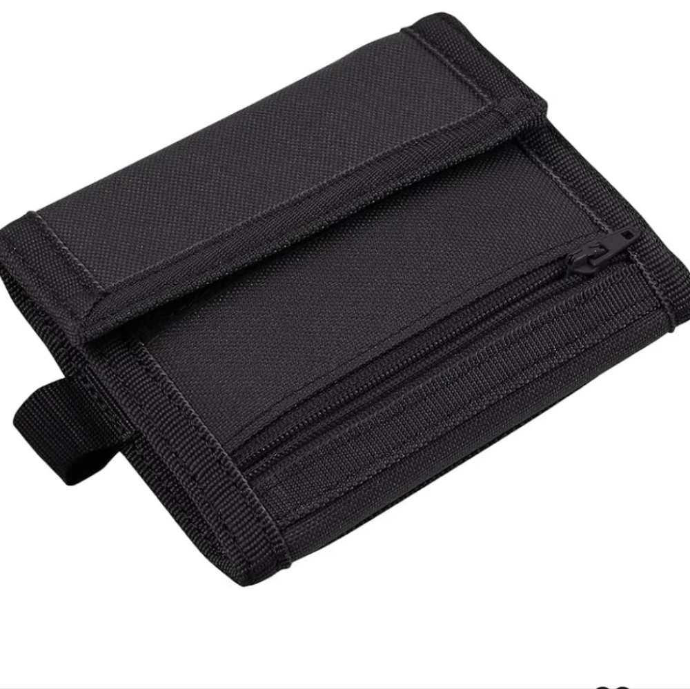 Nwt Men's Condor Outdoor Black Vault Tri Fold Wallet